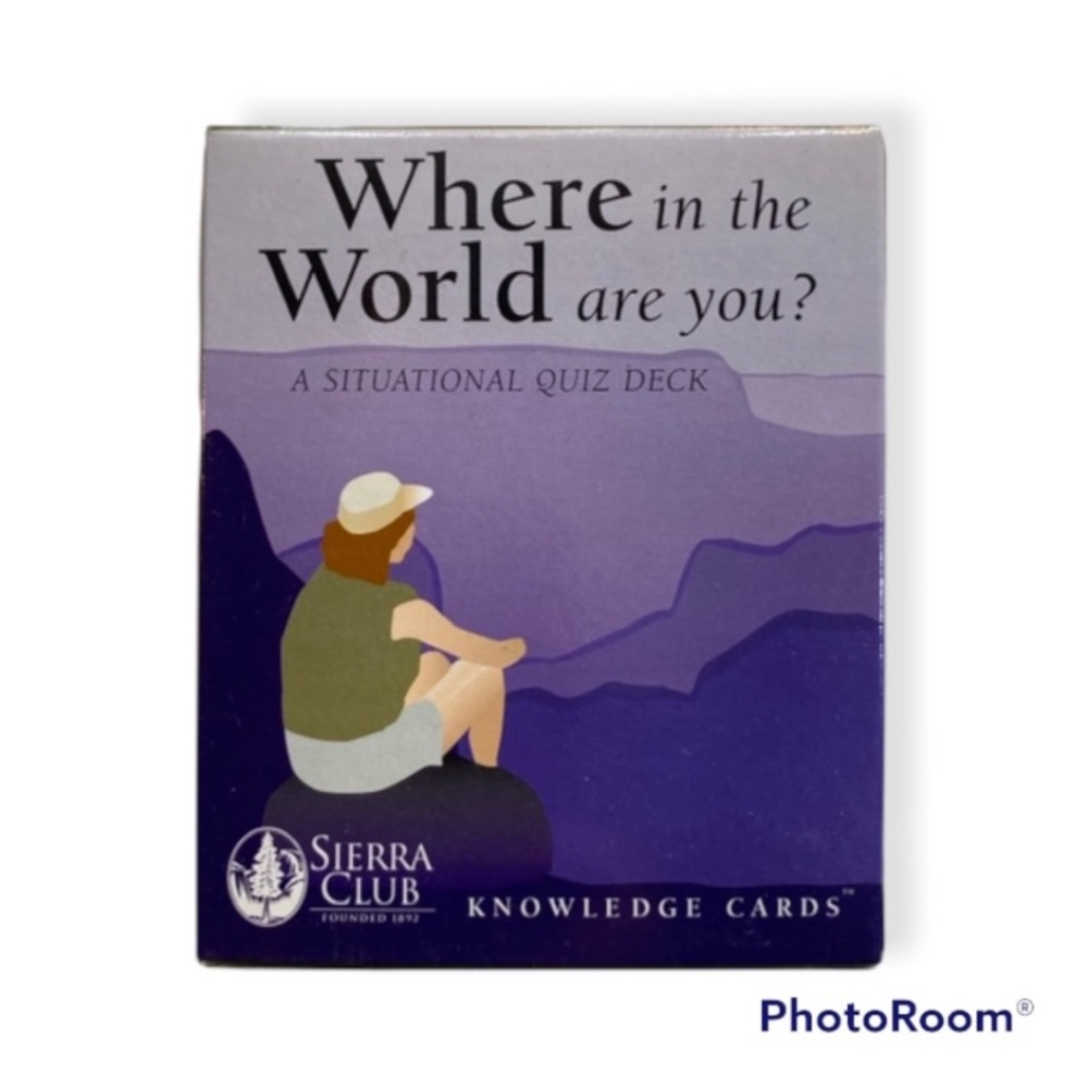 New Where in the World Are You? A Situational Deck Card Game Sierra Club
